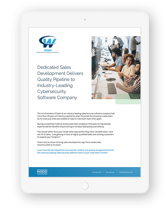 cybersecurity software case study ipad mockup